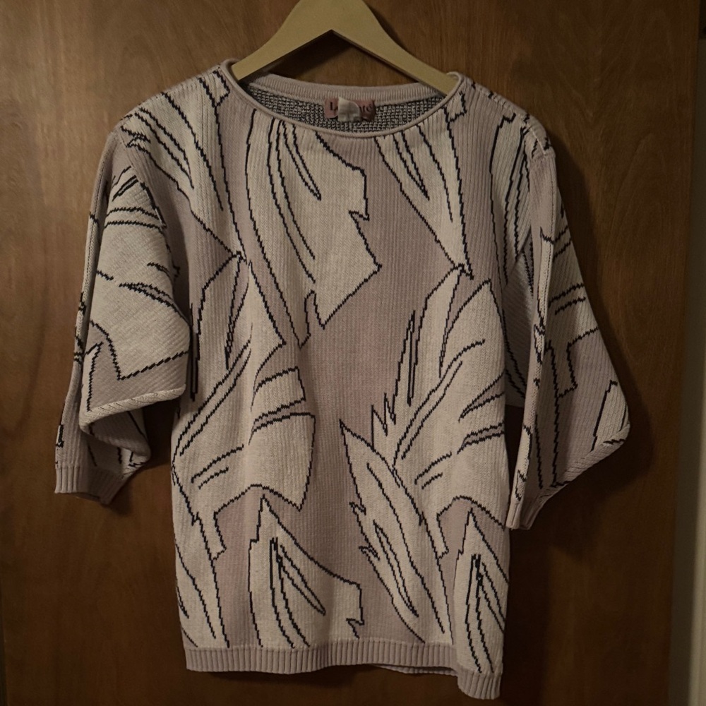 Abstract Patterned Sweater Levante’ Knits